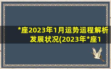 *座2023年1月运势运程解析  发展状况(2023年*座1月运势：发展状况展望及运程分析)